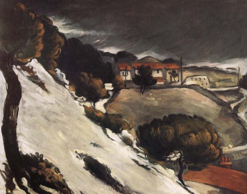 Paul Cezanne snow China oil painting art